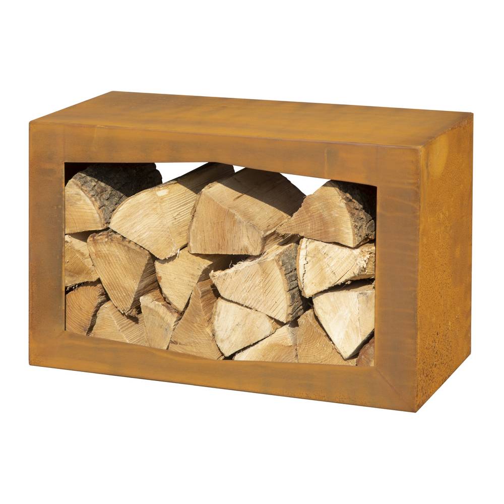 GardenMaxX Woodbox Corten 80x50H